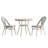 Rylan Round Indoor/Outdoor Commercial Bistro Set with Table and Two Chairs-1574060561