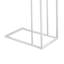 Table de bout d'appoint Zoey, plateau en verre 18 po, métal en forme de C-107717803