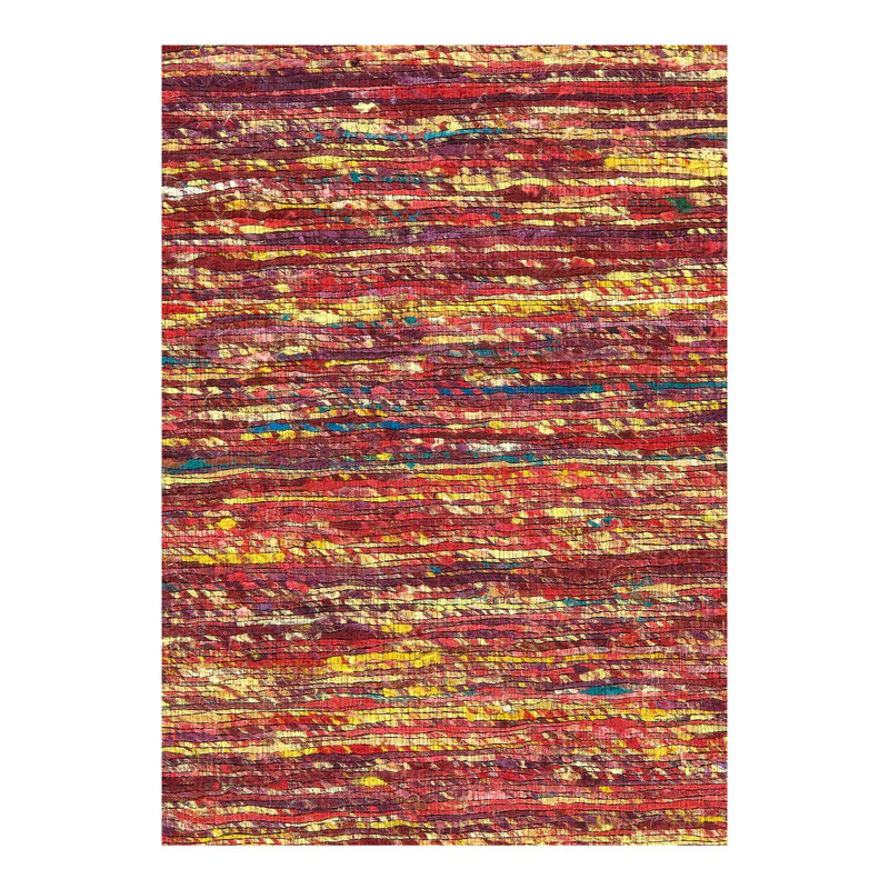 Juan One-of-a-Kind 2' x 3' Rectangle Silk Area Rug in Gold