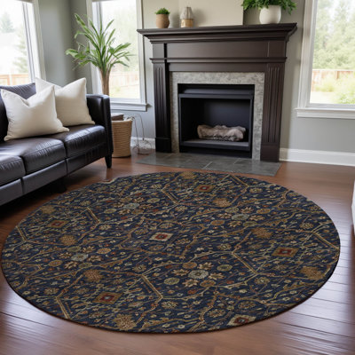 Premium Machine Washable Ducote AMF1130 Global Rug