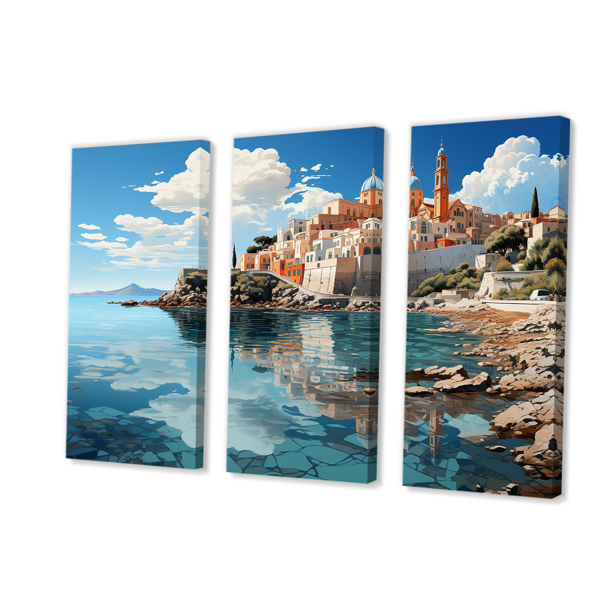 Beachcrest Home™ Hidden Coastal Serenade Port II - Port Landscape