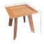 Table d'appoint d'extérieur carrée L 17,75 po x l 17,75 po Mariliz