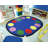 Polka Dots Machine Woven Nylon Rug-1188670600