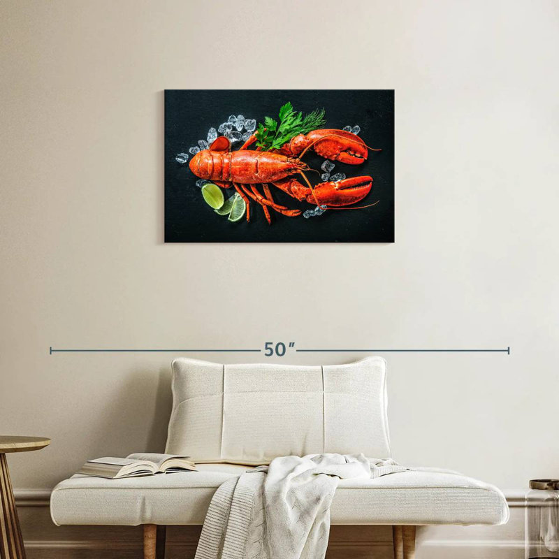 Yarlin Fresh Red Lobster, 20" H x 30" W