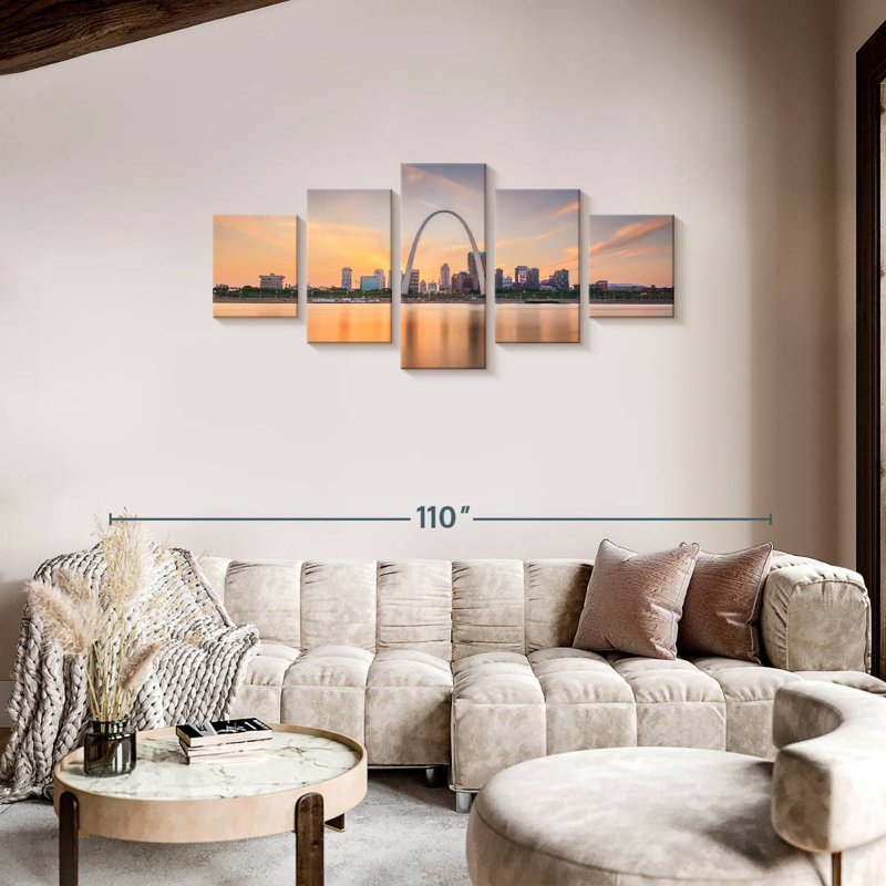Senne St. Louis Sundown, H 34 po x l 74 po