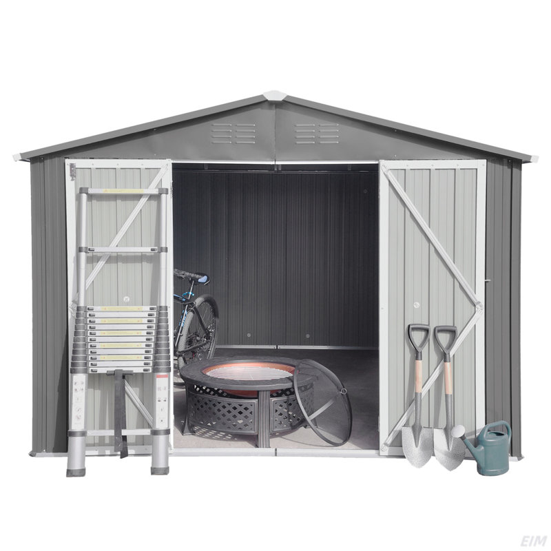 10Ftx12ft Metal Outdoor Storage Sheds