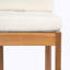 Chaise de salle à manger en bois pour l'extérieur (ensemble de 2)