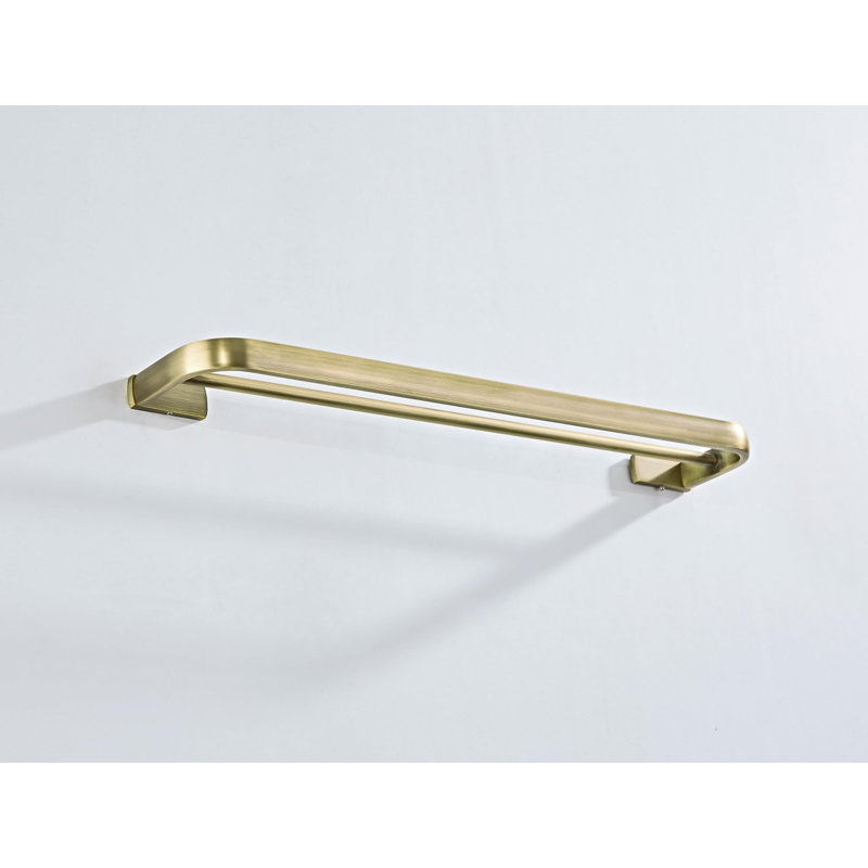 Wall Towel Rack, Brushed Bronze