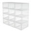 Boîte de rangement magnétique pour chaussures empilable-55452424