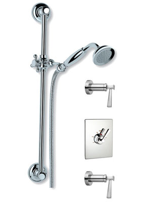 Plaza Thermostatic Complete Shower System