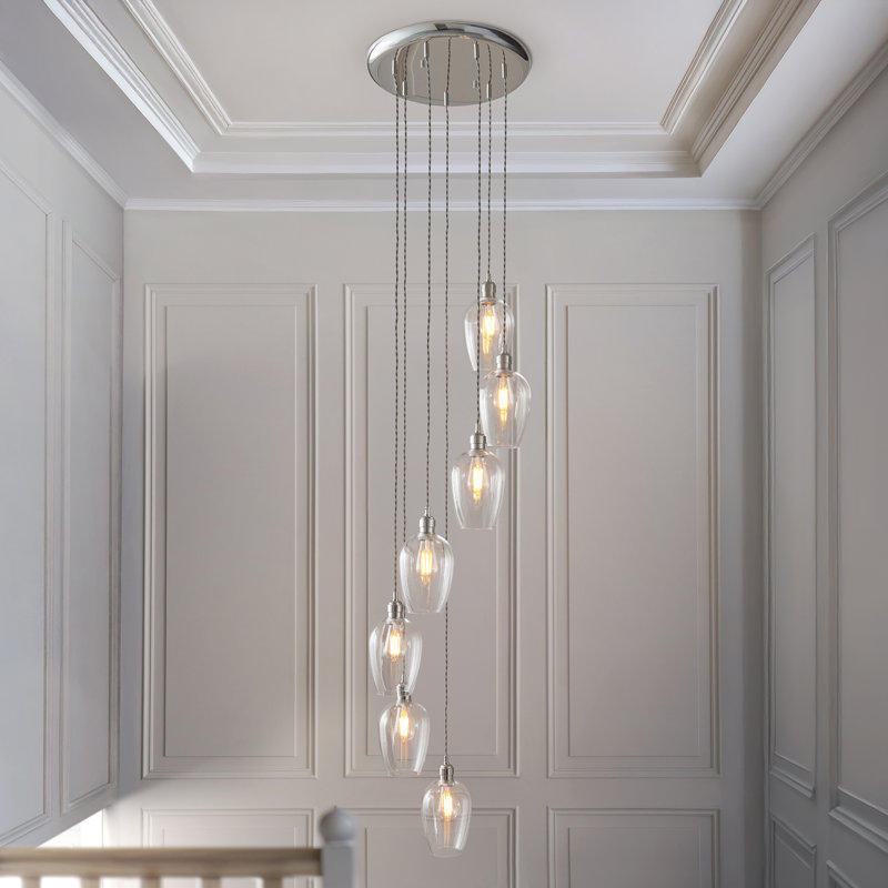 Alans 7 - Light Chandelier, Nickel