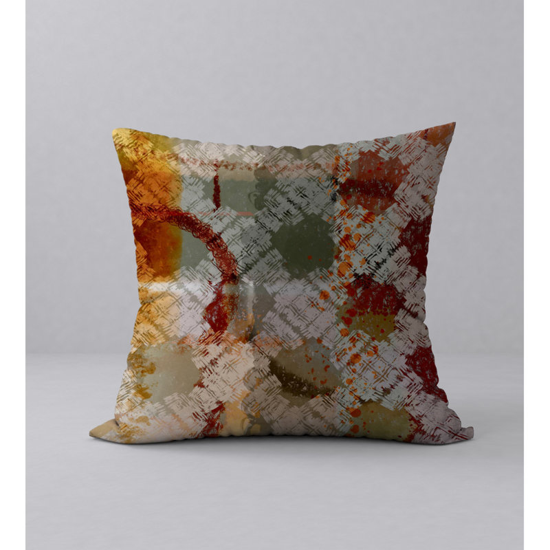 Housse de coussin décorative carrée attrayante adore, 18 po x 18 po