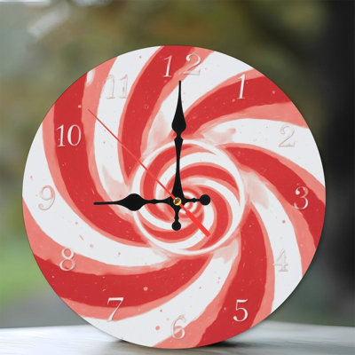 Horloge-avec-chiffres-menthe poivrée