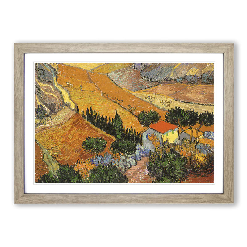 Vincent Van Gogh - Single Picture Frame Painting, Oak