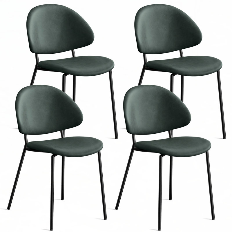 Chaises de salle à manger, Vert