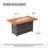 Rattan Firepit Table-1600047766