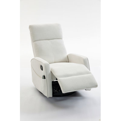 Short Plush Manual Button Armchair Sofa