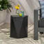 Table d'appoint Apollo en béton léger avec design géométrique pour l'extérieur et l'intérieur-1129610680-1129610682