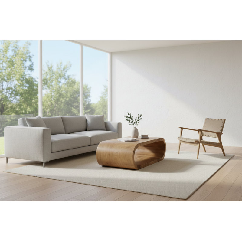 Osblek Solid Wood Single Coffee Table