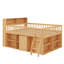 Lit mezzanine avec rangement intégré, tête de lit avec éclairage DEL-560828033-560828063