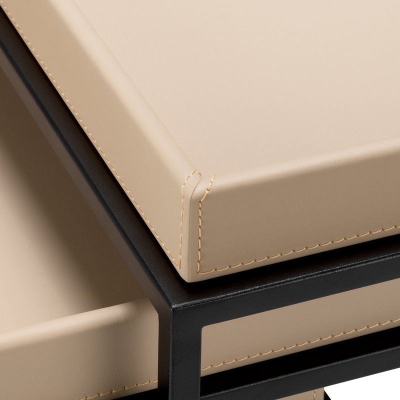 Side Table Léonard Matte Black Finish