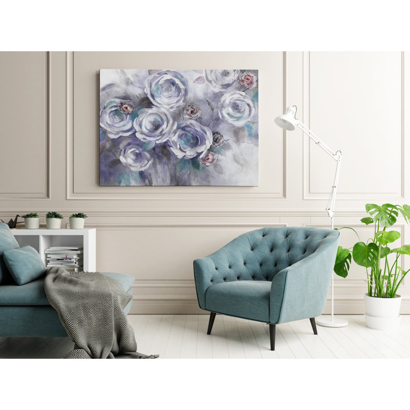 " Iced Flowers ", 16" H x 20" W x 1.5" D