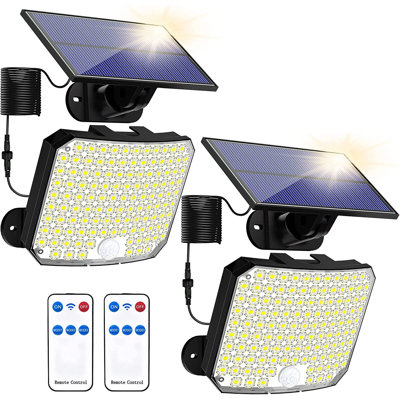 Projecteur d'extérieur à DEL à énergie solaire avec détecteur de mouvement