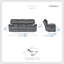 Ensemble de fauteuils inclinables 3 pièces Kathan
