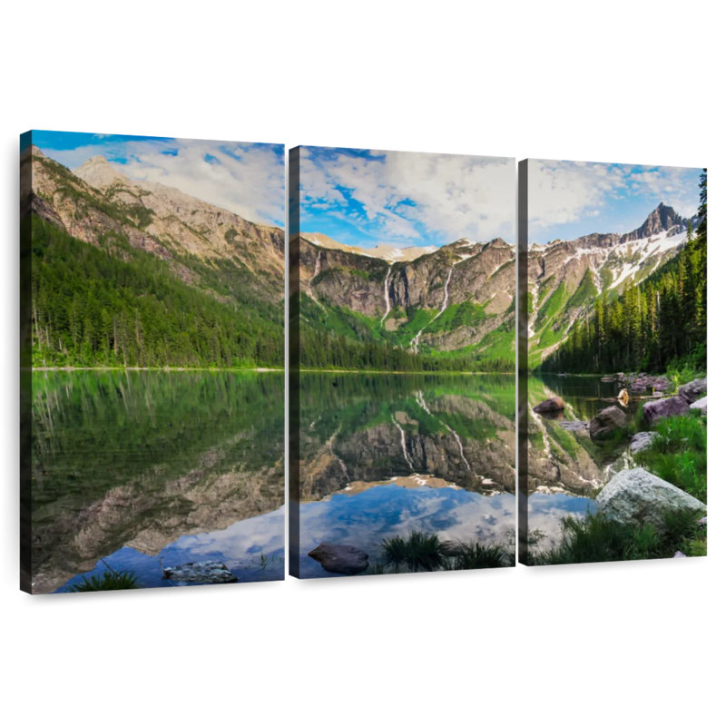 Alvord Enchanting Avalanche Lake, 42" H x 65" W