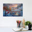 Winter Sunset by Nicky Boehme - Painting on Canvas-196218021-234345844
