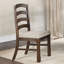 Ensemble de 2 chaises d'appoint avec siège rembourré