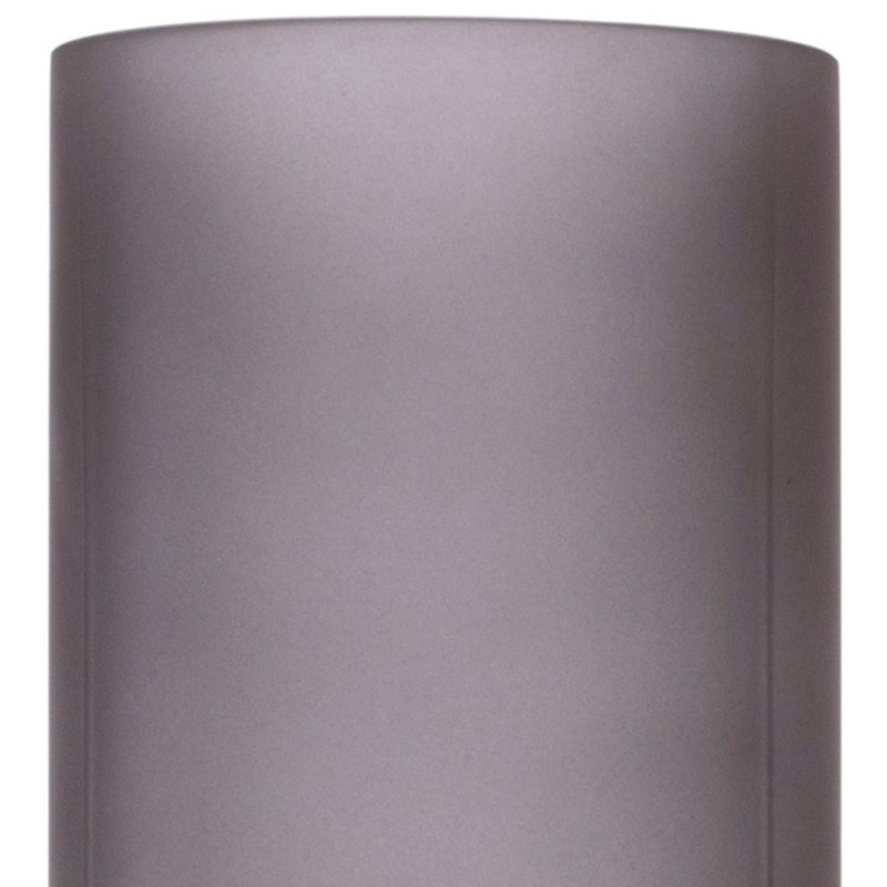 Vase en verre gris à deux tons (ensemble de 2)