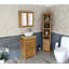 Slimline Compact 515mm Free-Standing Cloakroom Vanity Unit-1521238157