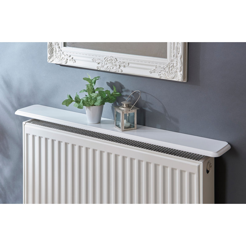 Sylvan Place Easyfit Radiator Shelves, White, 90cm W x 13cm D