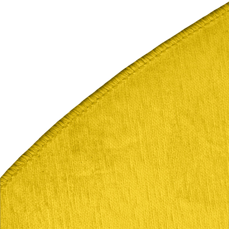 Tapis jaune/orange tissé à plat Miami, Rectangle 3 pi x 5 pi