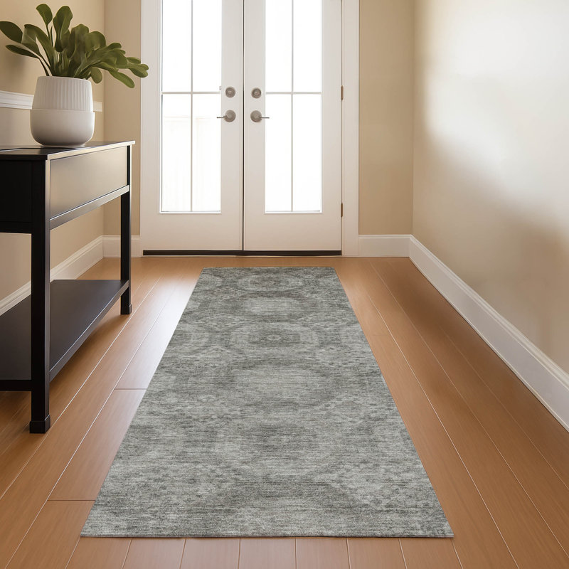 Premium Machine Washable Alaina AMF1925 Panels Rug, Runner 2'3" x 7'6"