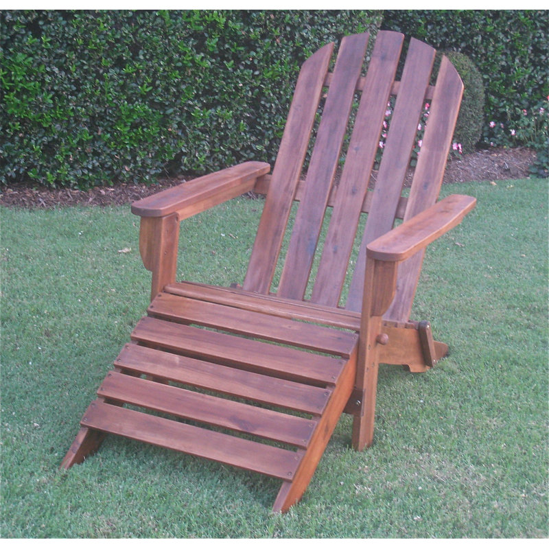 Chaise Adirondack avec repose-pieds Aryaveer