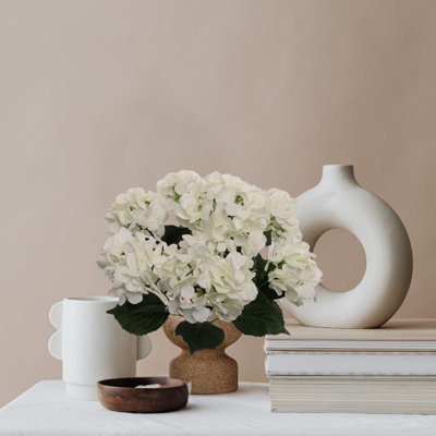 Ultra Realistic Faux Silk Hydrangea Arrangement - Artificial Flowers for Home Decor