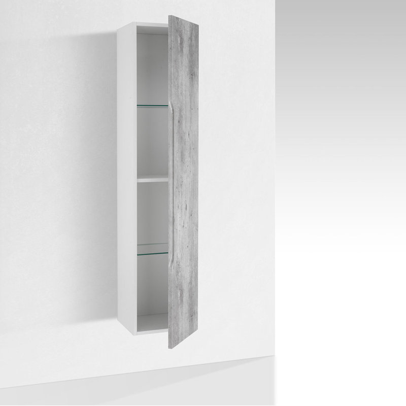 Knapen Wall Bathroom Cabinet, Cement