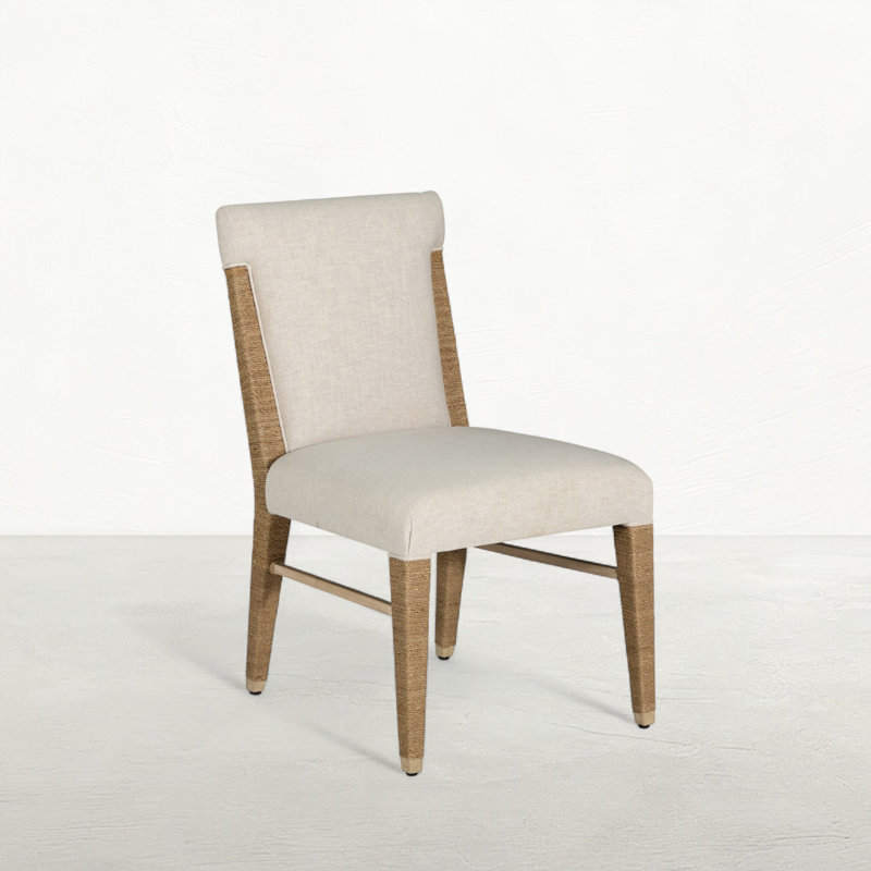 Maris Mahogany Handwoven Dining Side Chair