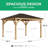 12 ft. x 14 ft. Meridian Gazebo