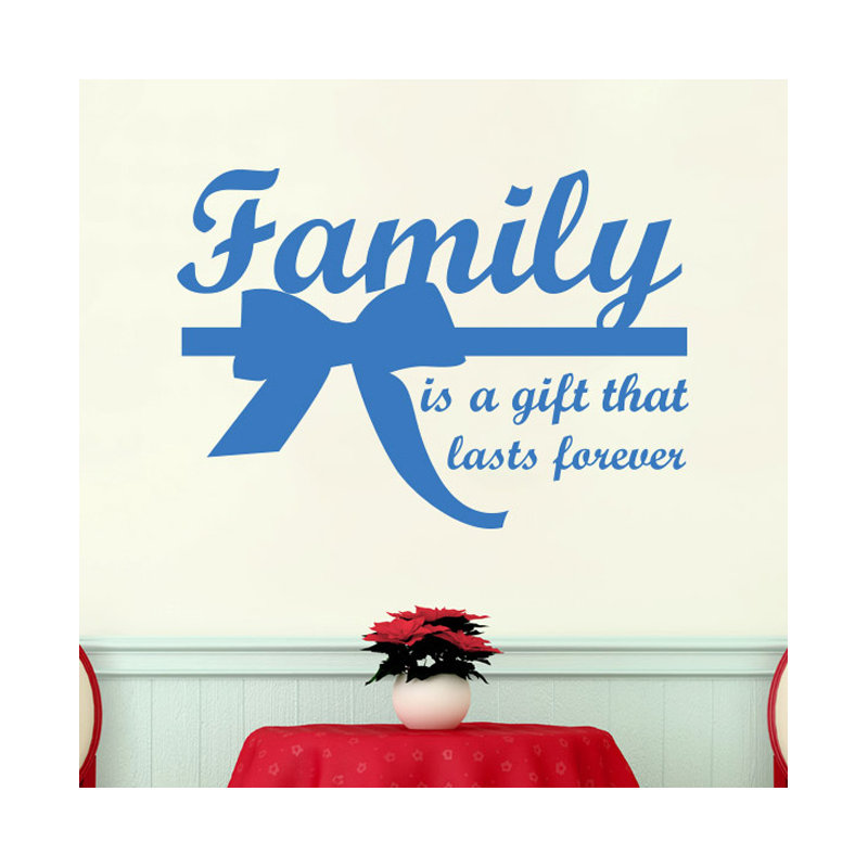 Wall Decal, Medium, Blue