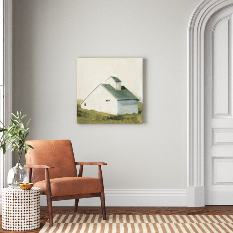 Serene Barn I by Emma Scarvey - Wrapped Canvas Painting, 76cm H x 76cm W