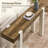 63'' Farmhouse Console Table With Wooden Narrow Design And Extra Long Structure For Living Room & Entryway-1018982611