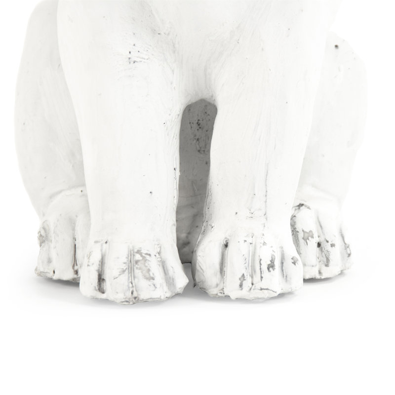 Woolforlk Rabbit Figurine, 7.5" H x 19" W x 11.5" D