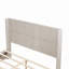 Structure de lit plateforme en bois massif avec tête de lit, aucun sommier requis, lit sur pied, assemblage facile-1593668771-1593668797