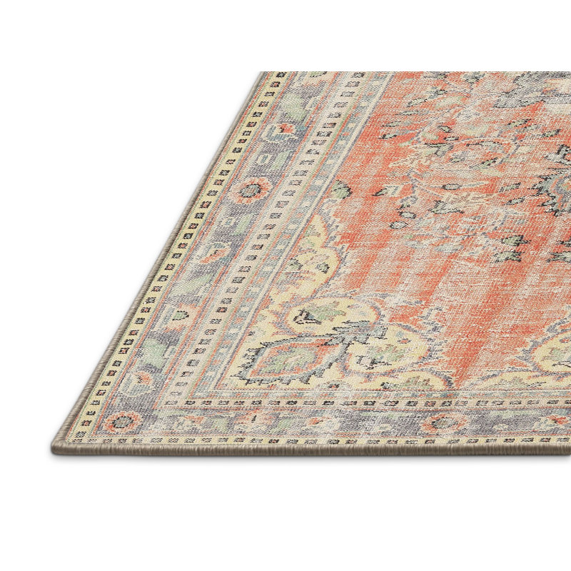 Tapis traditionnel mehroon/noir/bleu, Rectangle 2 pi x 5 pi