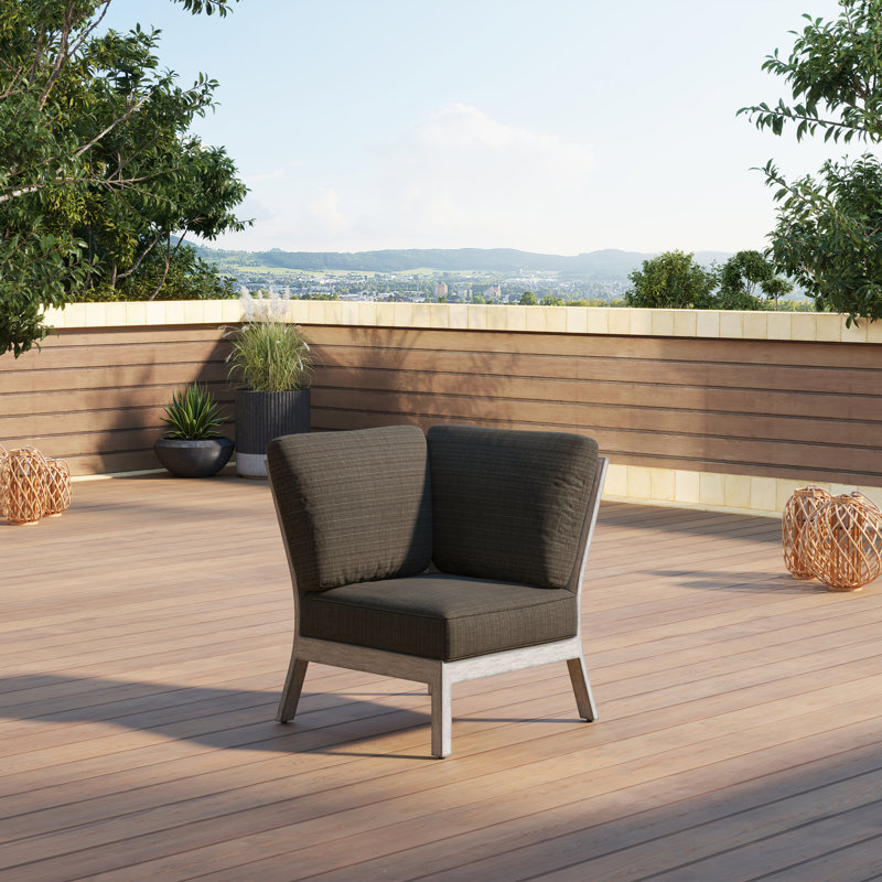 Fauteuil d'angle Lanai, Brun