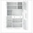 [Assembly Video Available] TOPMAX Traditional 52.8x17.7x70inch Freestanding Buffet with Hutch , Large Kitchen Pantry Storage Cabinet Cupboard with Pull-Out Side Cabinet, Door Shelves and Drawer-134844742