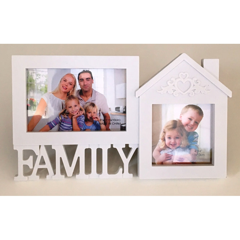 Giverny White Collage Picture Frame